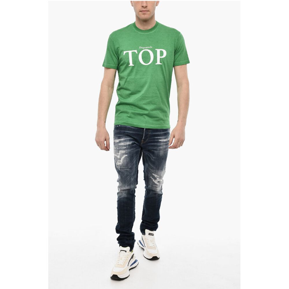 Dsquared² Crew-neck T-shirt with Frontal Print