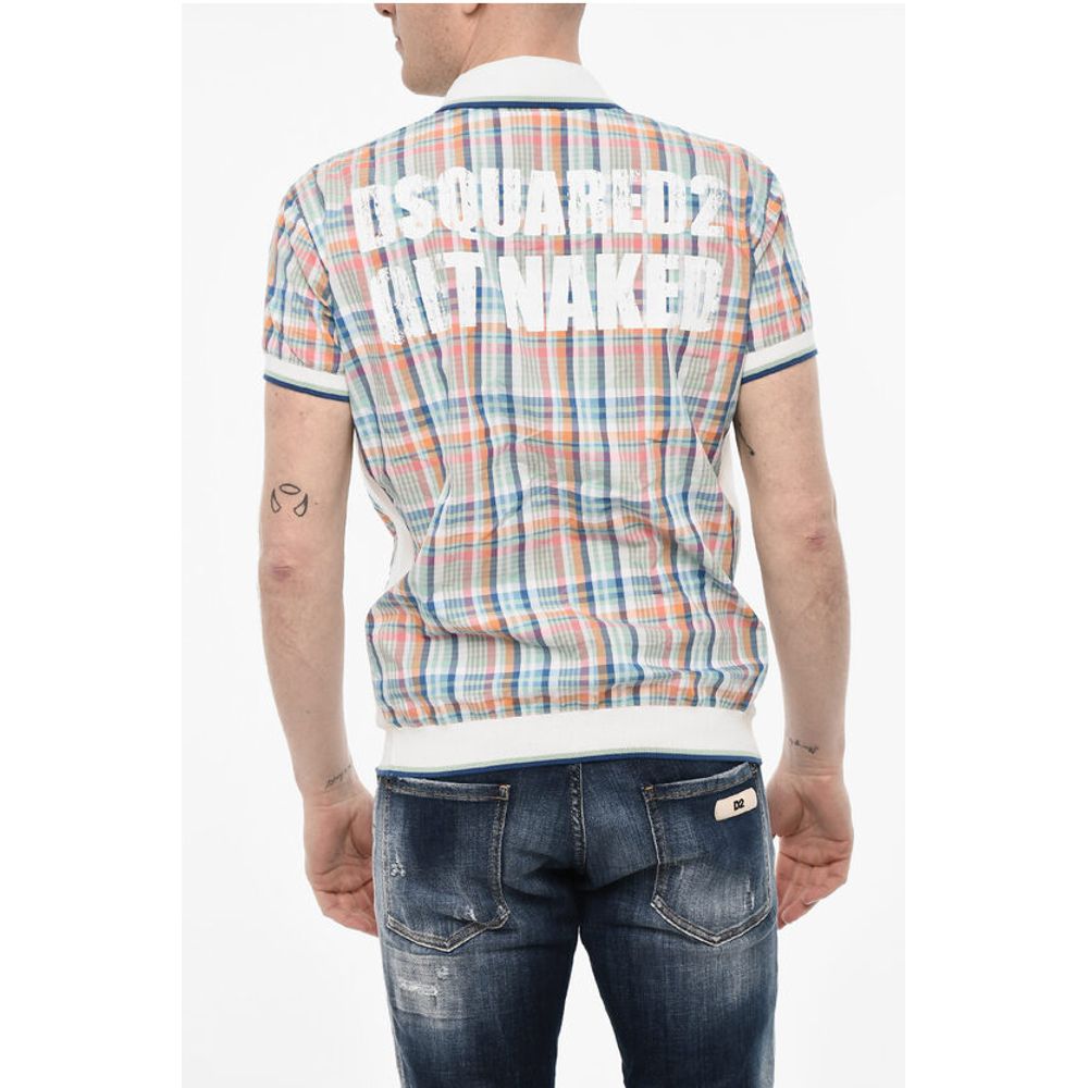 Dsquared² Checked Shirt With Knitted Details