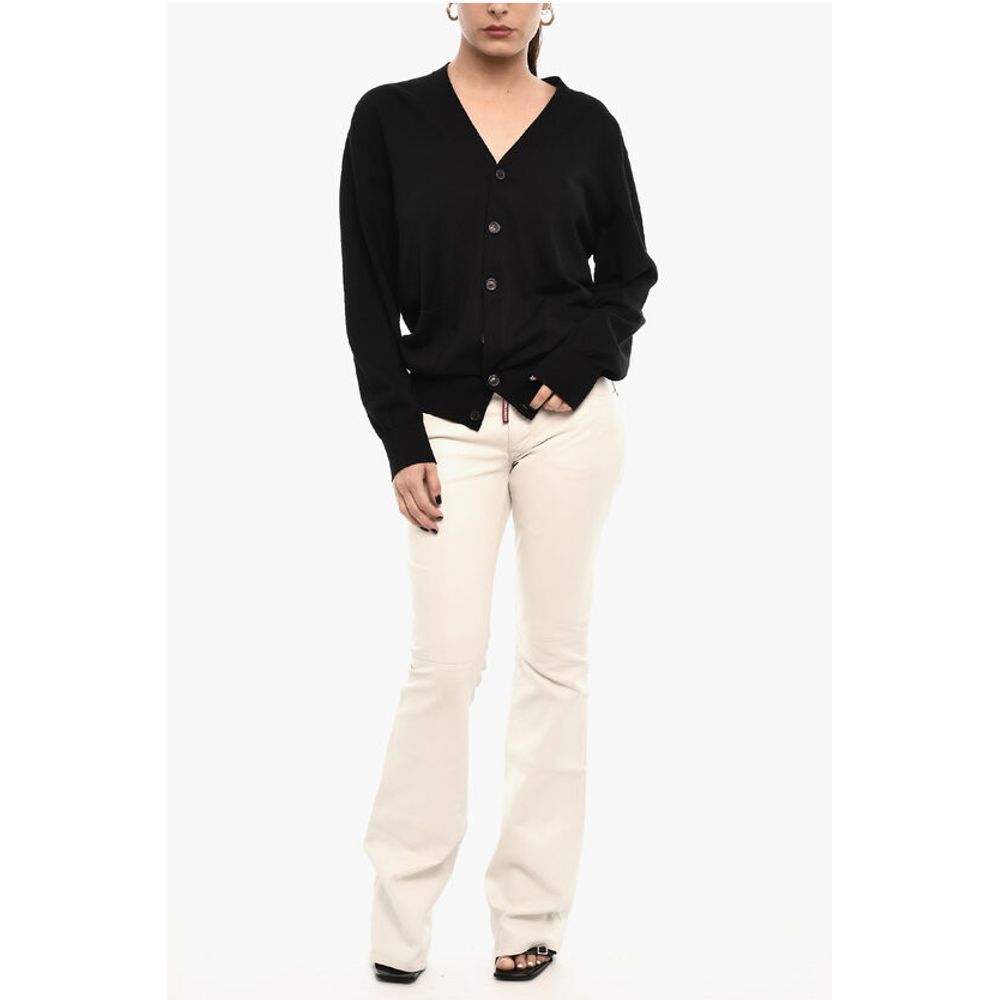 Dsquared² V-Neck Lightweight Cardigan with Breast Pocket