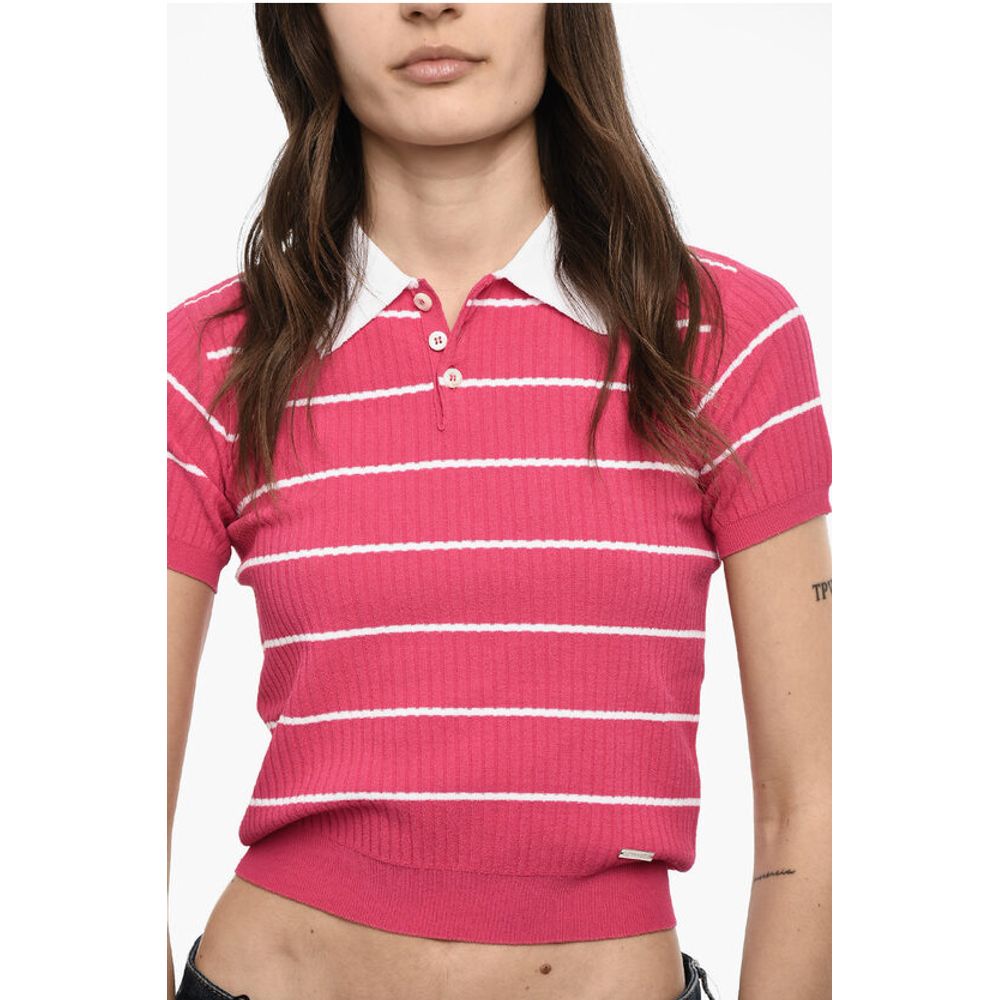 Dsquared² Two-Tone Striped Polo