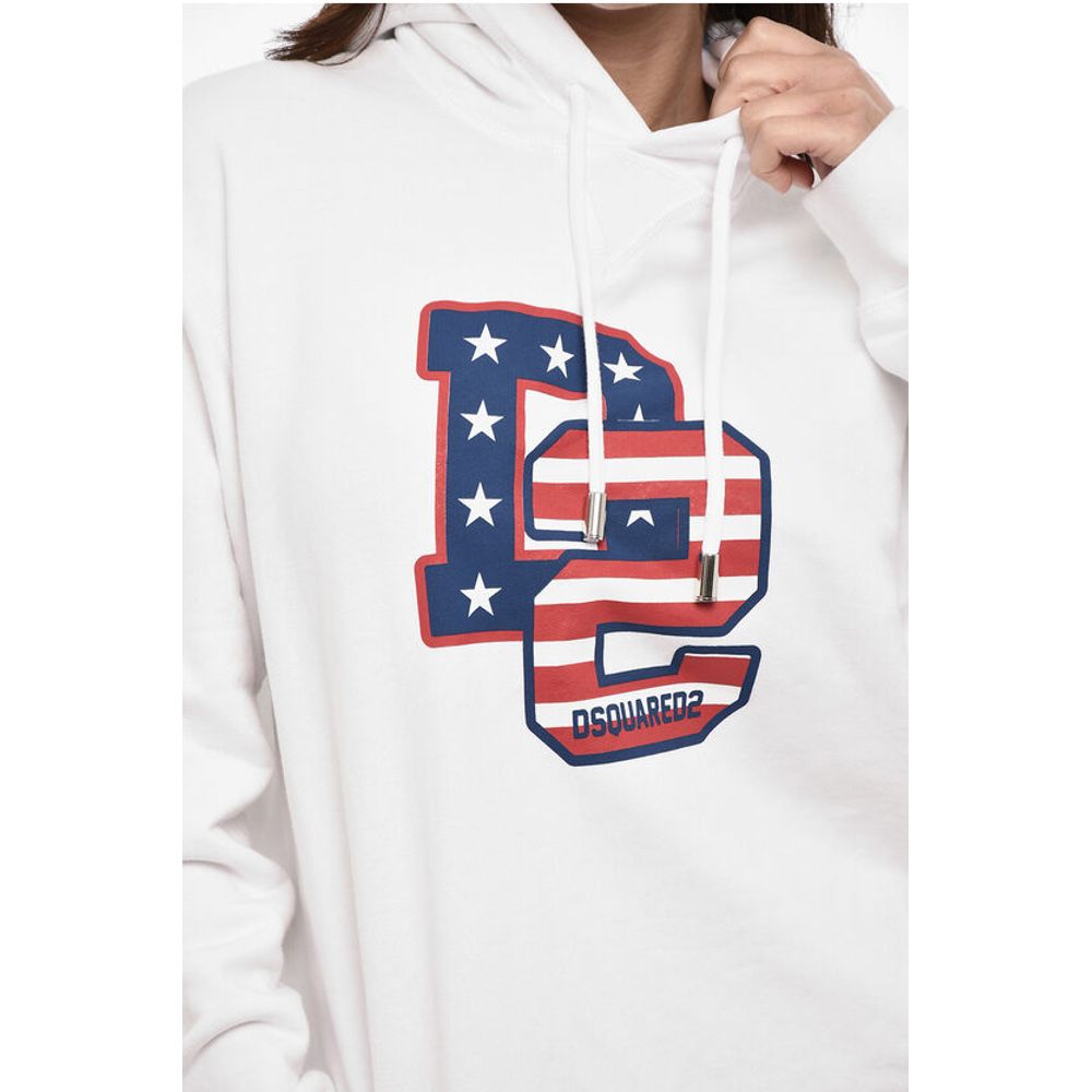 Dsquared² Cotton Hoodie with Monogram