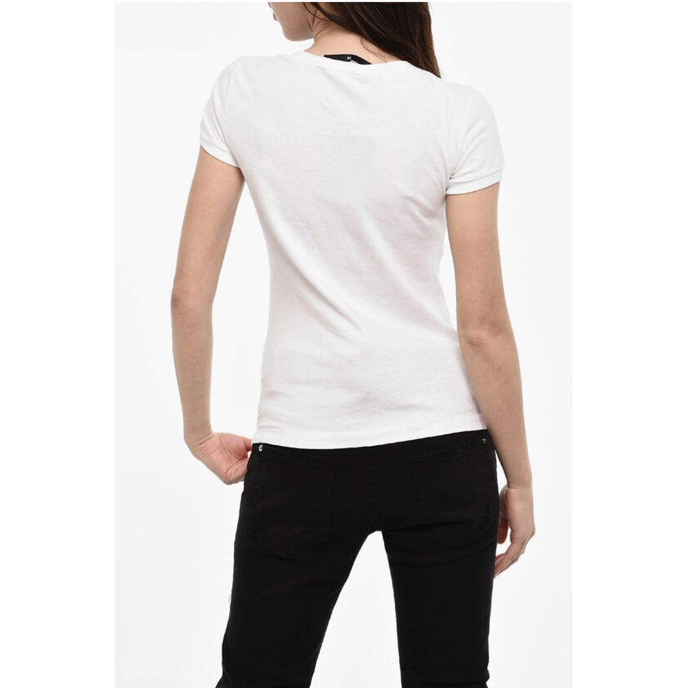 Dsquared² Cotton Crew-neck T-shirt with Frontal Print