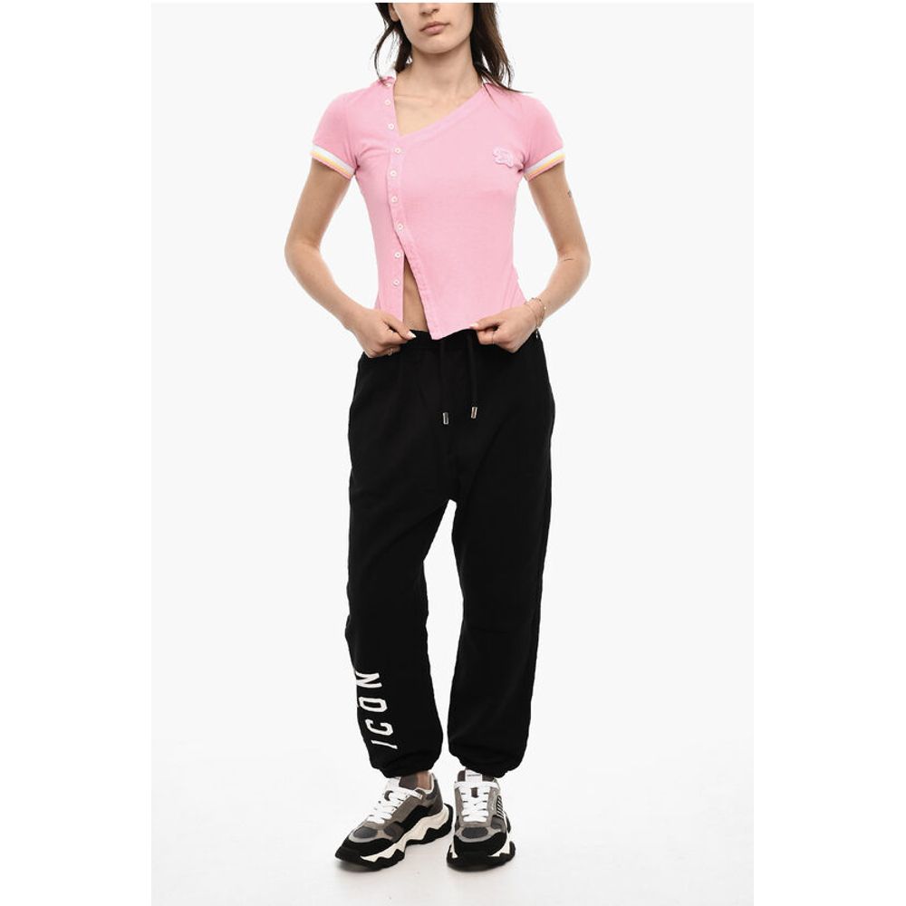 Dsquared² Cropped Asimmetrical Cut Polo