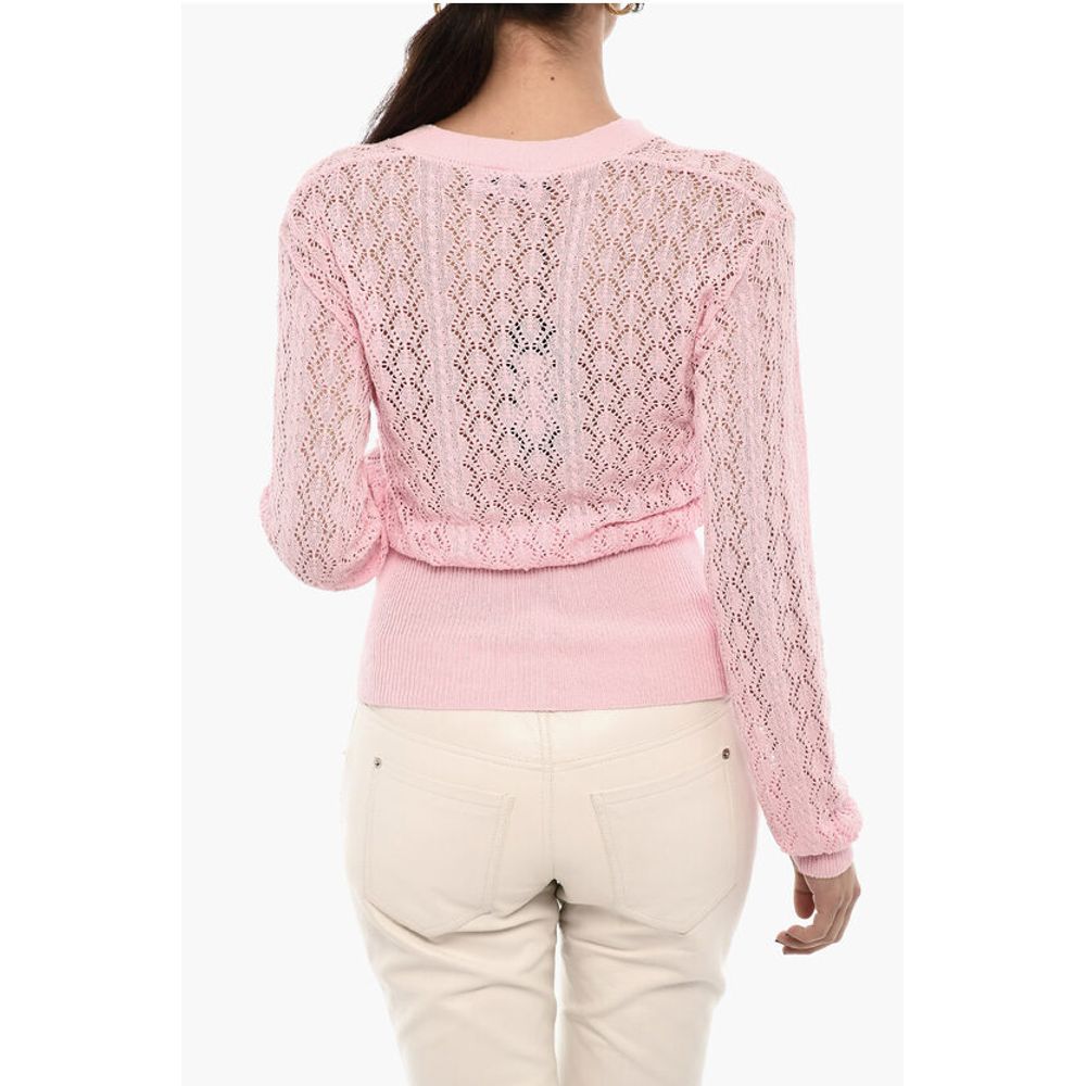 Dsquared² Perforated Cardigan with Logoed Buttons