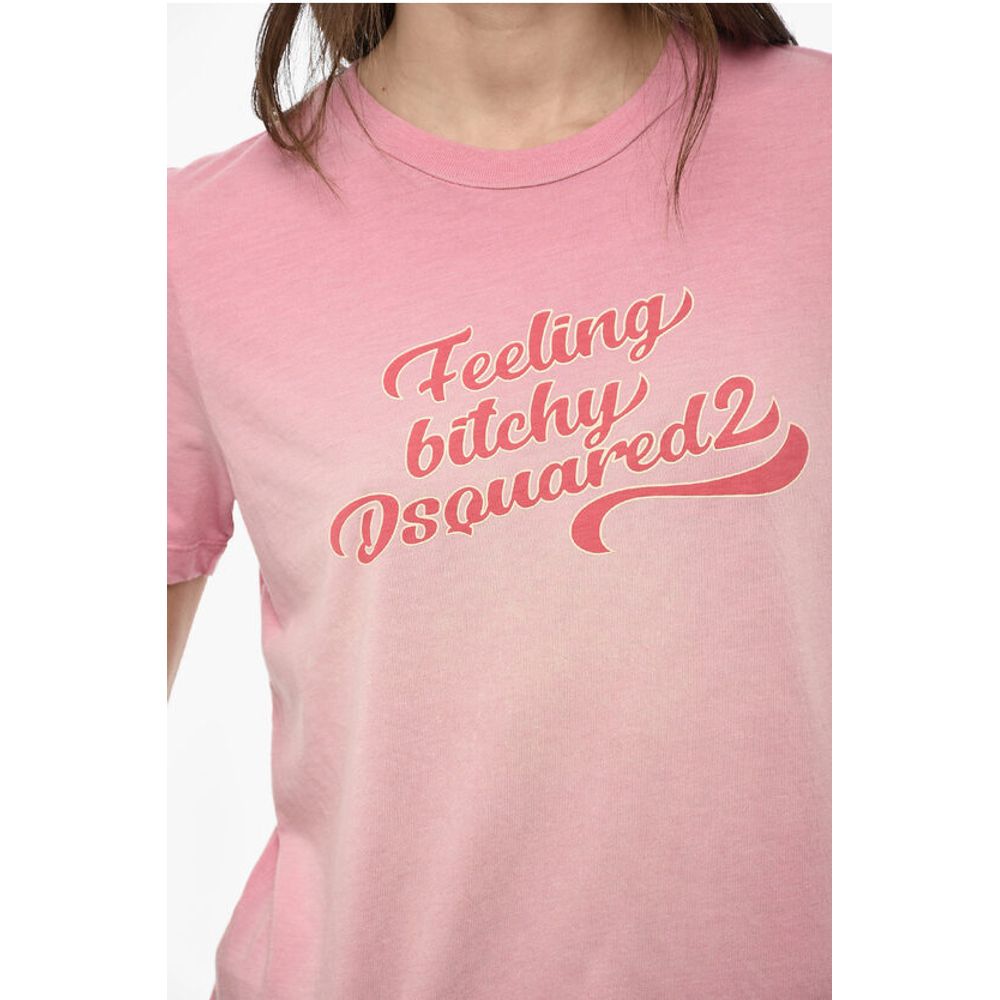 Dsquared² Slim Fit Gradient Effect Crew-neck T-shirt