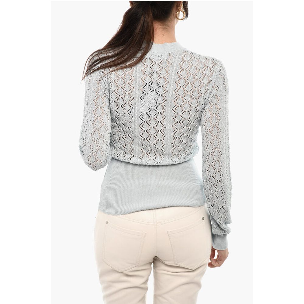 Dsquared² Perforated Cardigan with Logoed Buttons