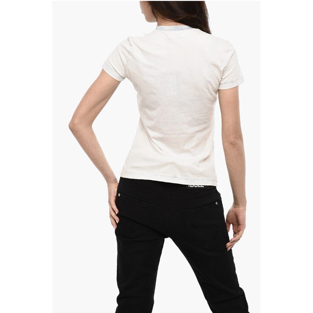 Dsquared² Printed PREPPY T-shirt Delave effect