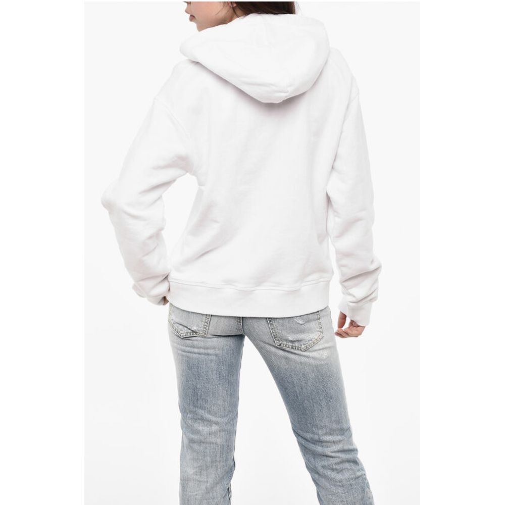 Dsquared² Cotton Hoodie with Frontal Printed