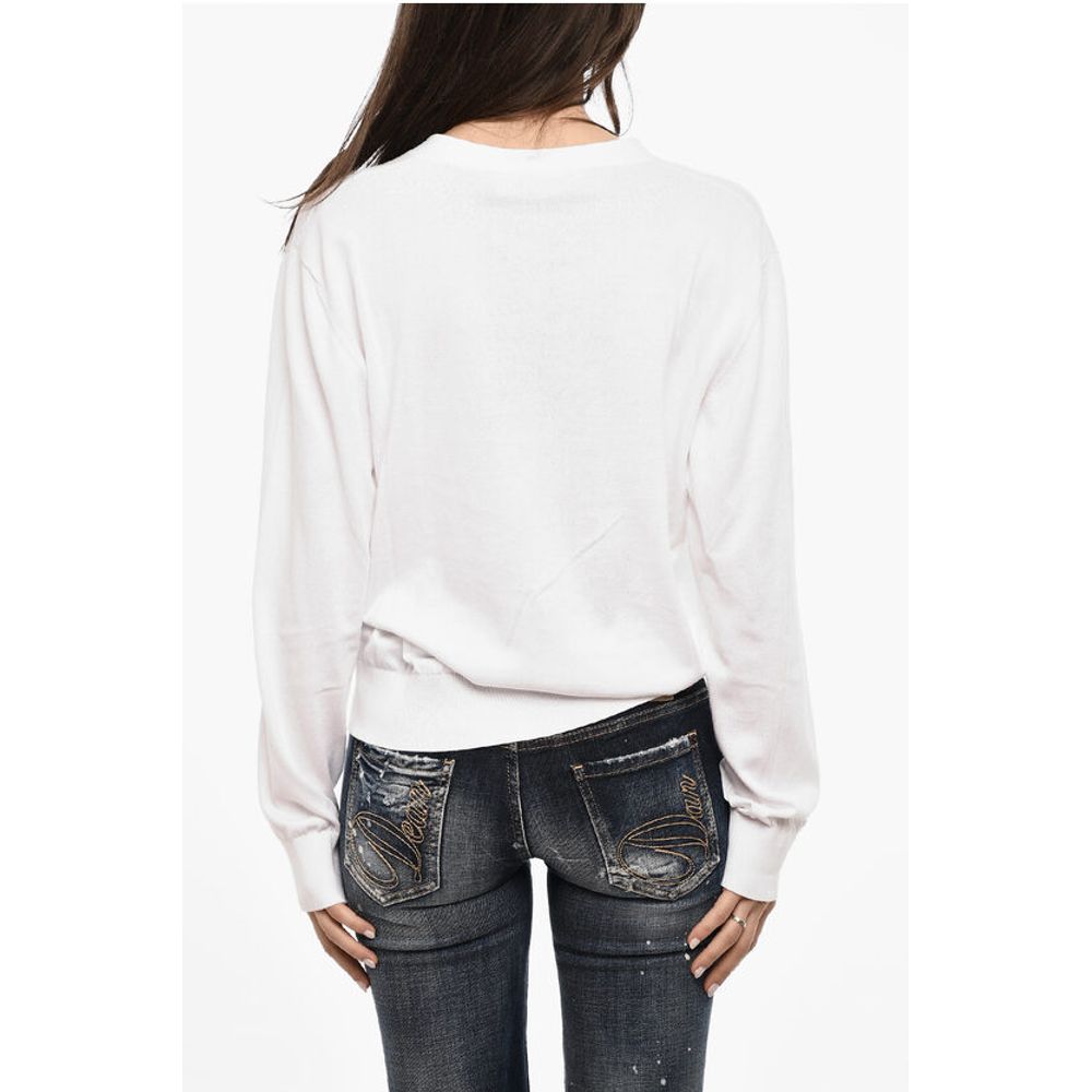 Dsquared² Lightweight Cotton Cardigan with Double Breast Pockets