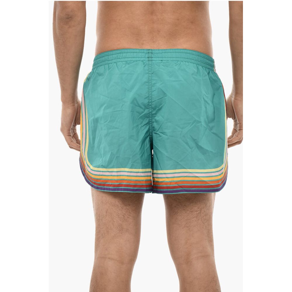 Dsquared² Contrasting Stripe Motif Swim Short