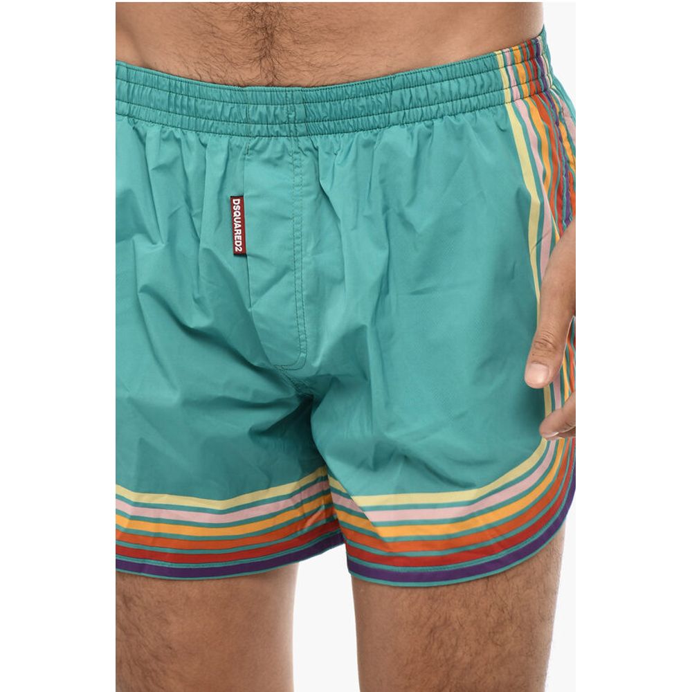 Dsquared² Contrasting Stripe Motif Swim Short