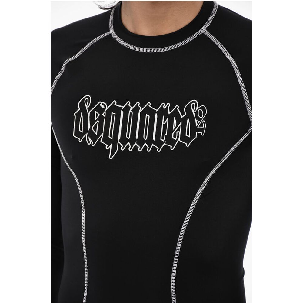 Dsquared² Slim Fit Sport T-shirt with Gothic Print