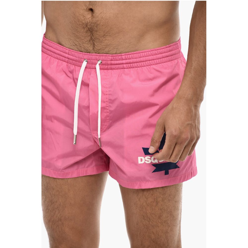 Dsquared² Logo Print Swim Shorts