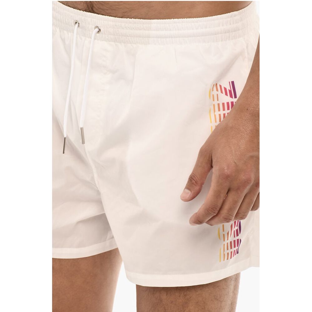 Dsquared² Gradient Logo Print Swim Shorts