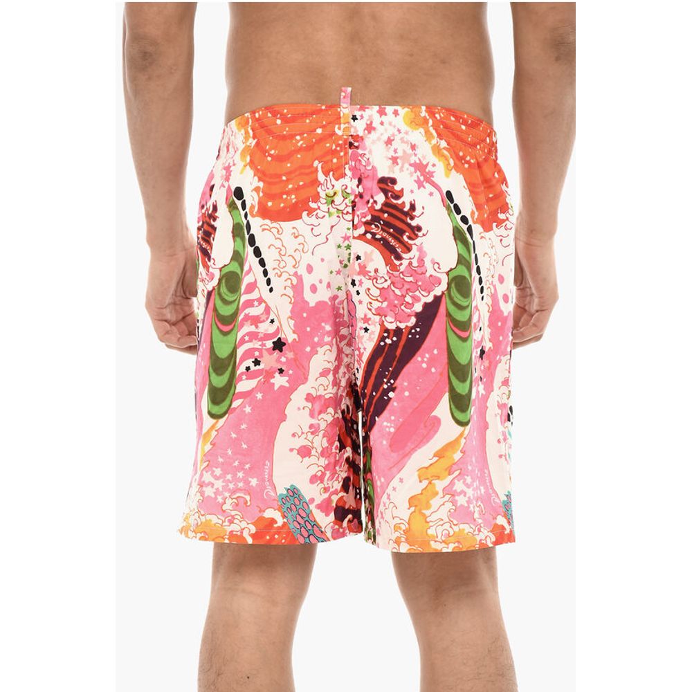 Dsquared² Allover Printed Swim Shorts