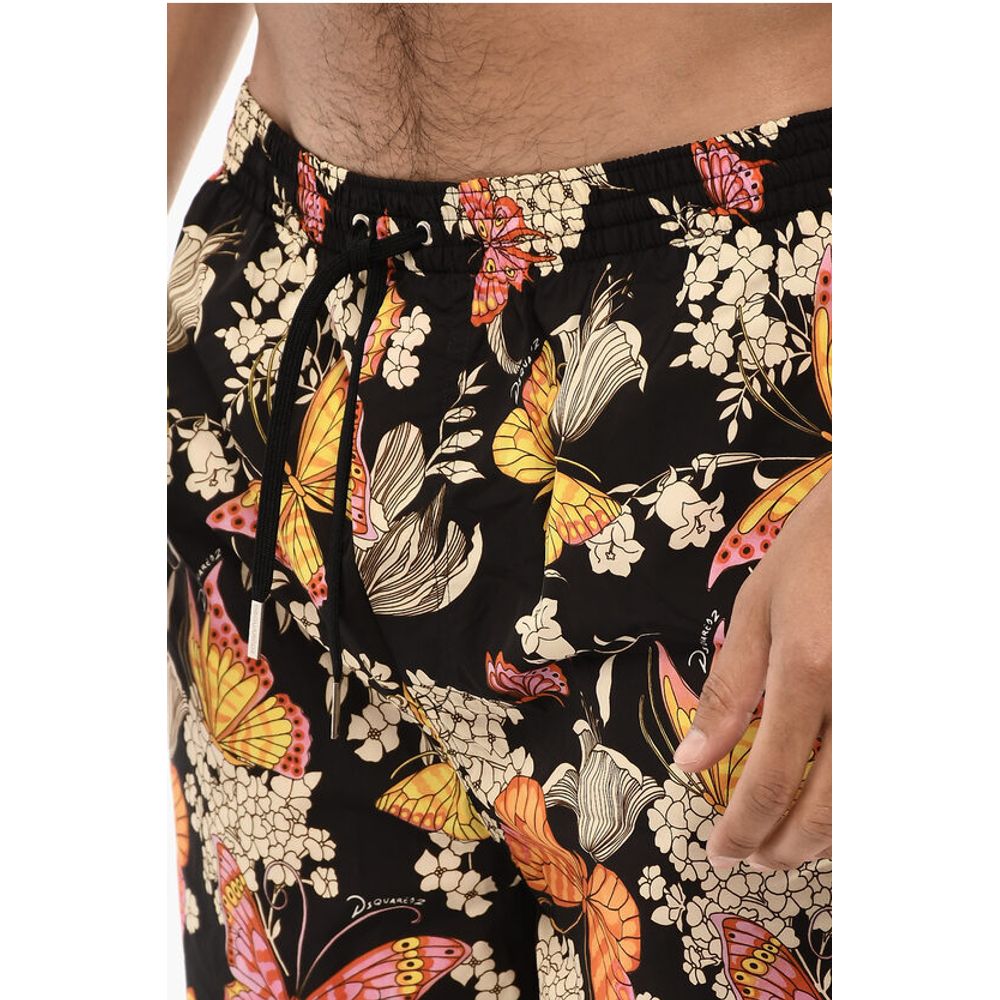 Dsquared² Printed BUTTERFLY Swim Shorts