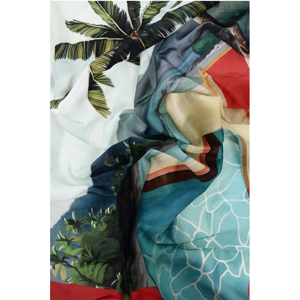 Dsquared² Patterned Silk Foulard