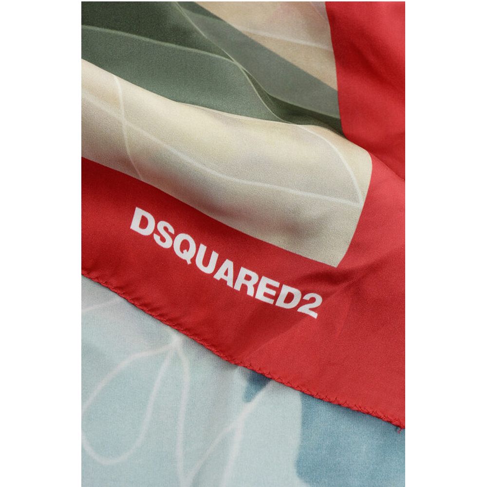 Dsquared² Patterned Silk Foulard