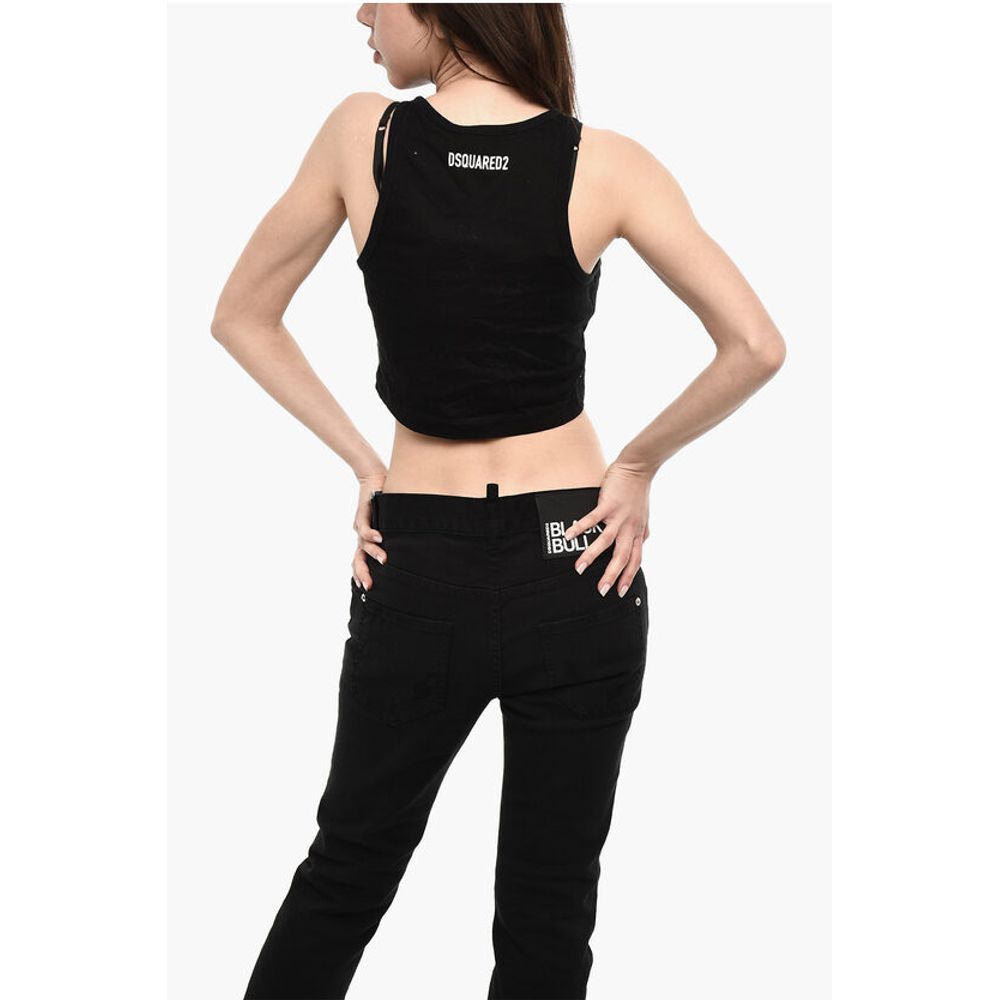 Dsquared² Sleeveless ICON Cropped Top