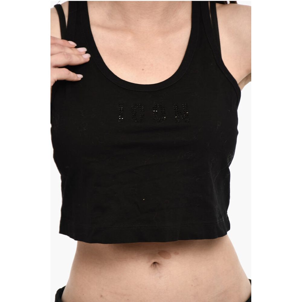 Dsquared² Sleeveless ICON Cropped Top