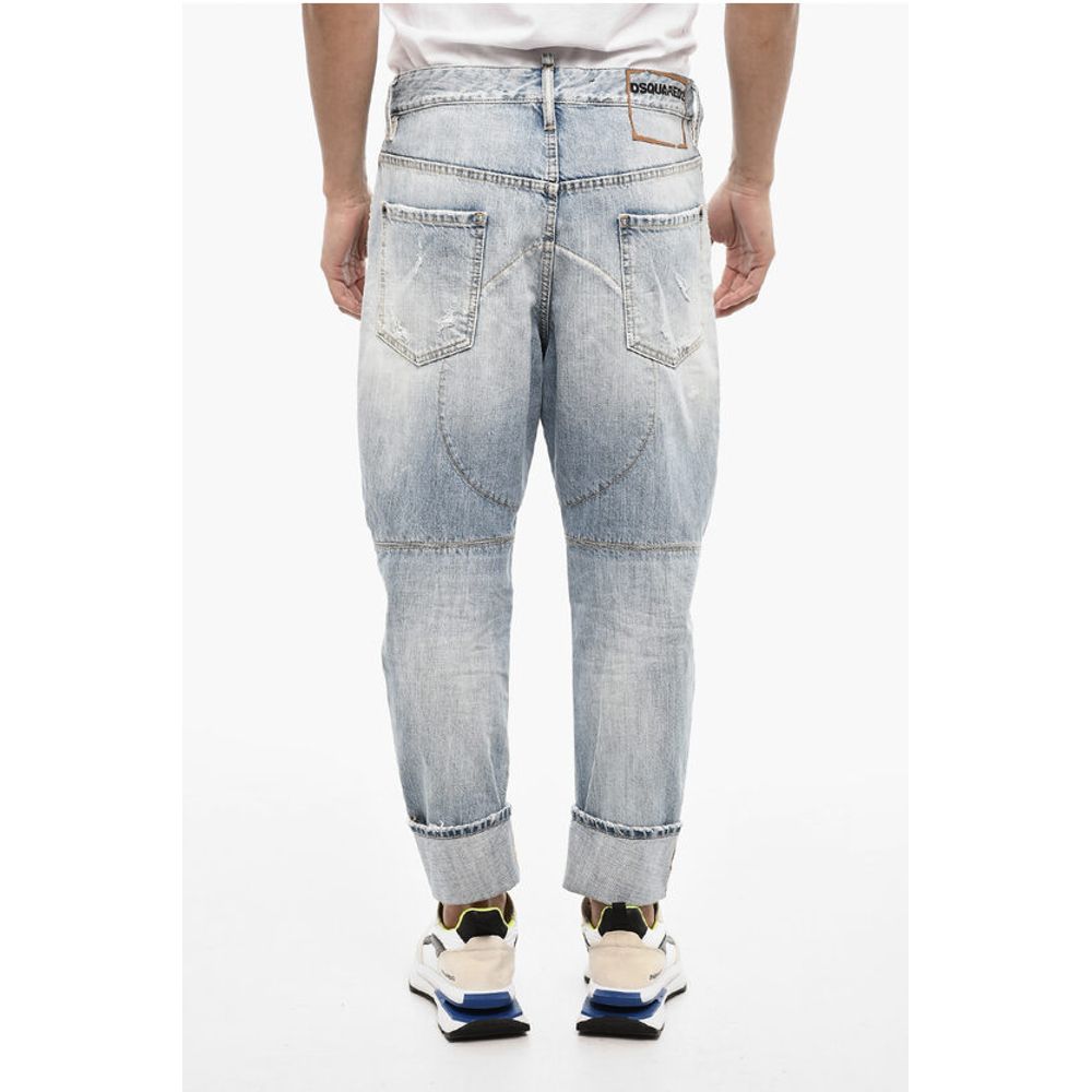 Dsquared² Distressed Effect Baggy Jeans 17 cm