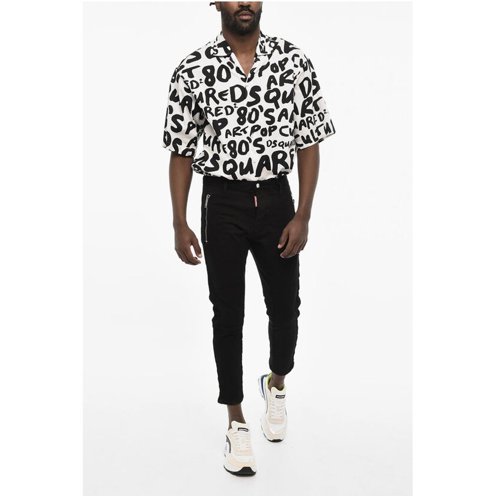 Dsquared² BLACK BULL Dark Wash Jeans with Zip