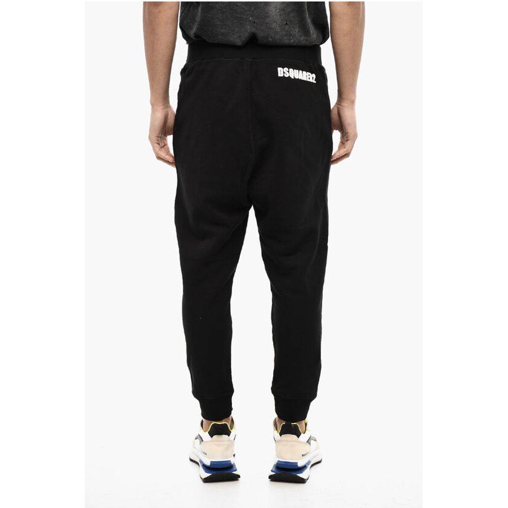 Dsquared² 2 Pockets Fleeced Cotton Joggers