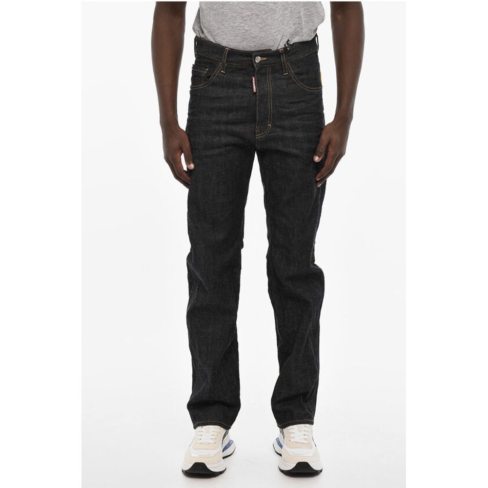 Dsquared² Regular Fit Jeans with Back Maxi Embroidery