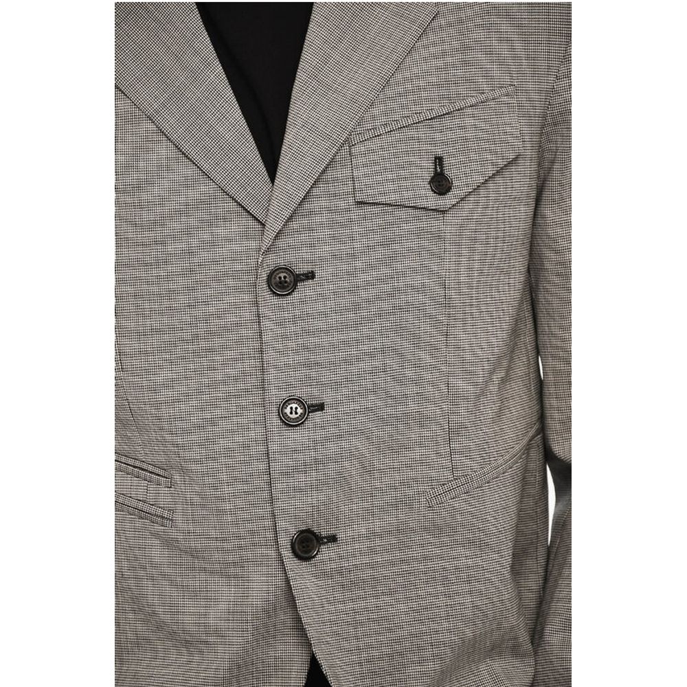 Dsquared² houndstooth virgin wool side vents 3-button blazer