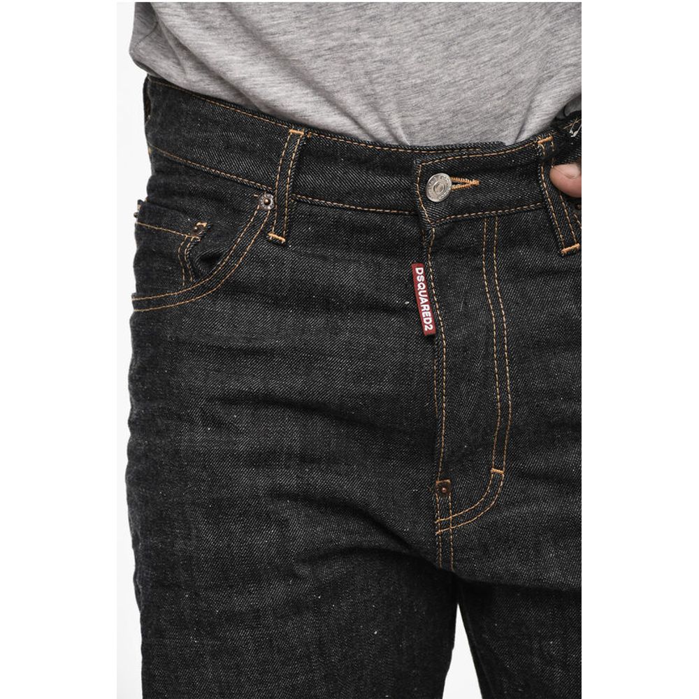 Dsquared² Regular Fit Jeans with Back Maxi Embroidery