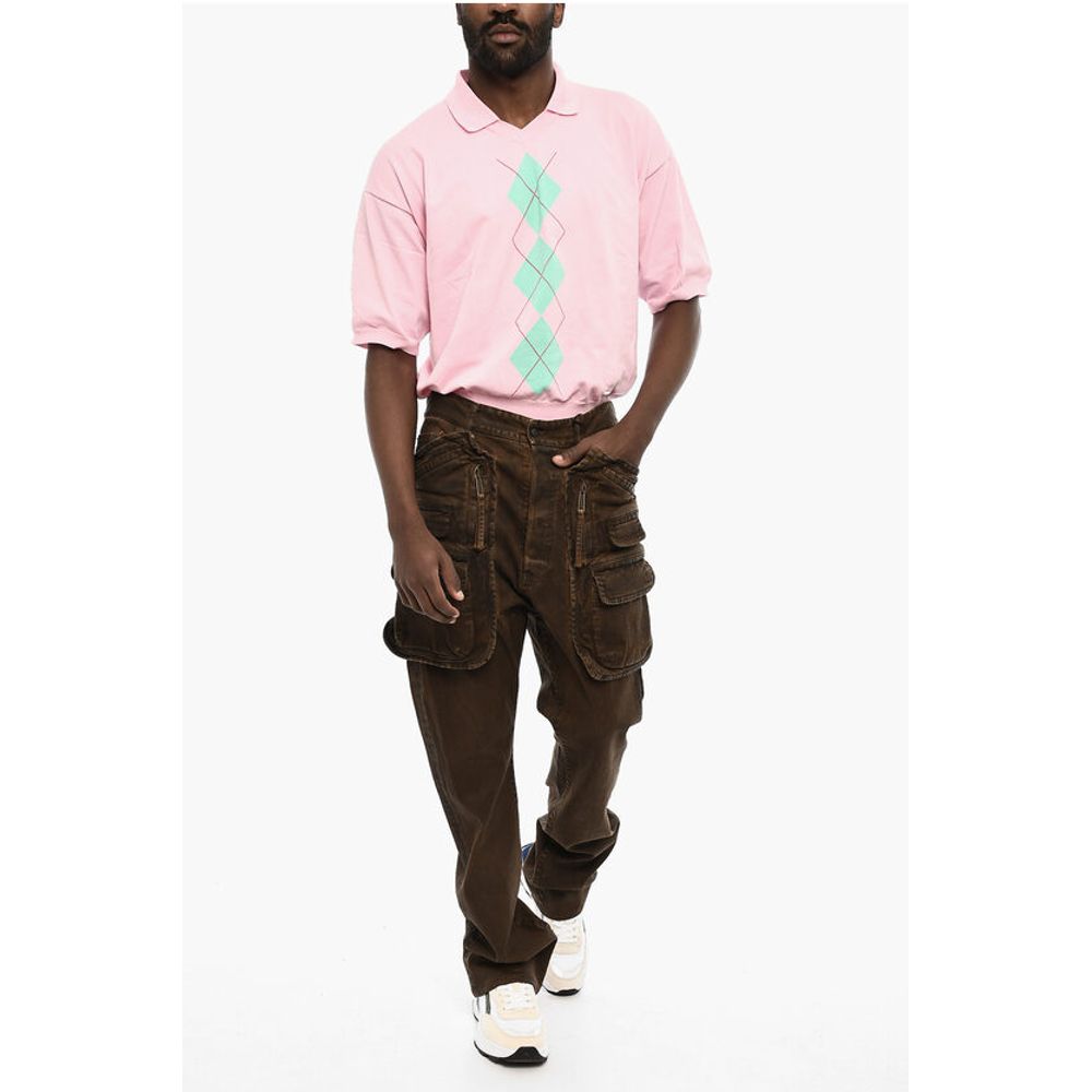 Dsquared² Coated Cotton Cargo Pants