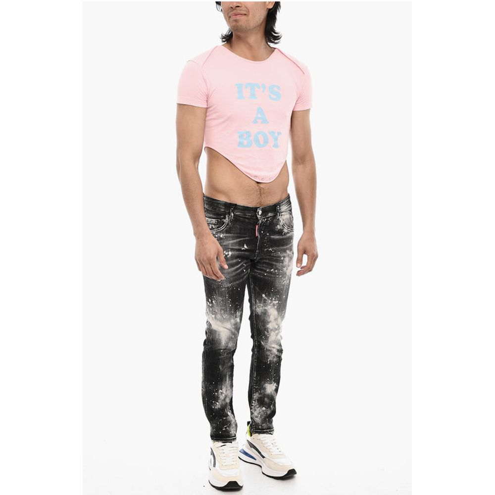 Dsquared² Cropped Crew-neck T-shirt