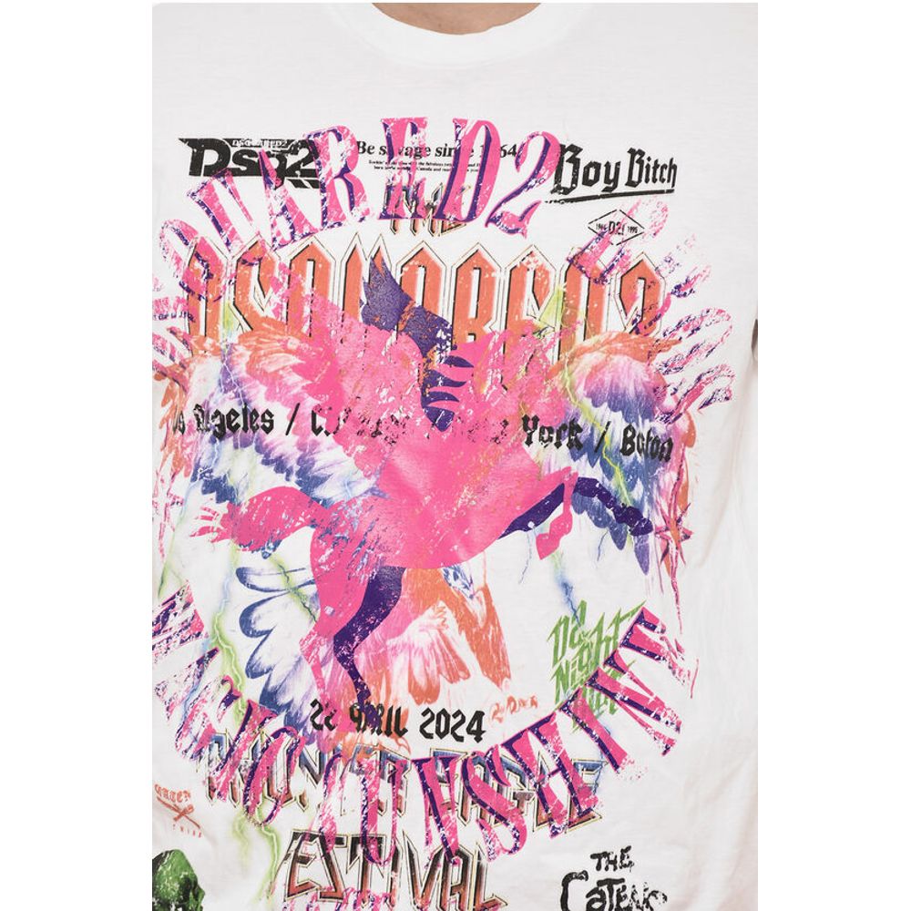 Dsquared² Printed Crew-neck T-shirt