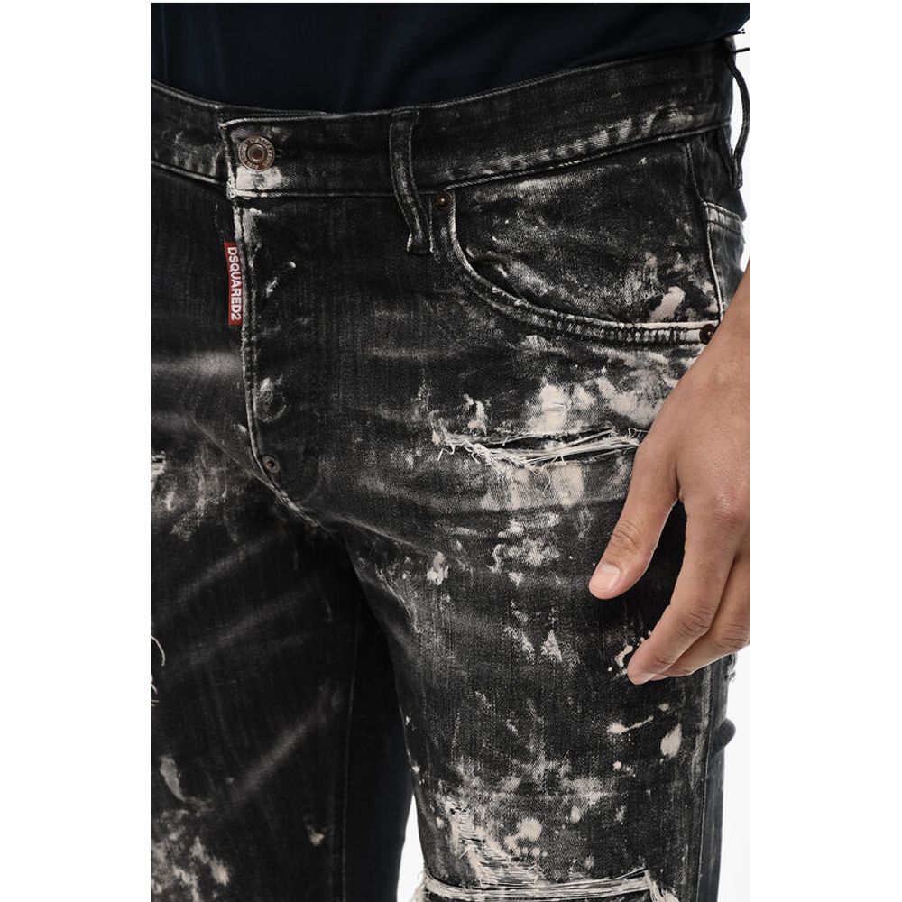 Dsquared² Acid Wash Distressed SUPER TWINKY Jeans