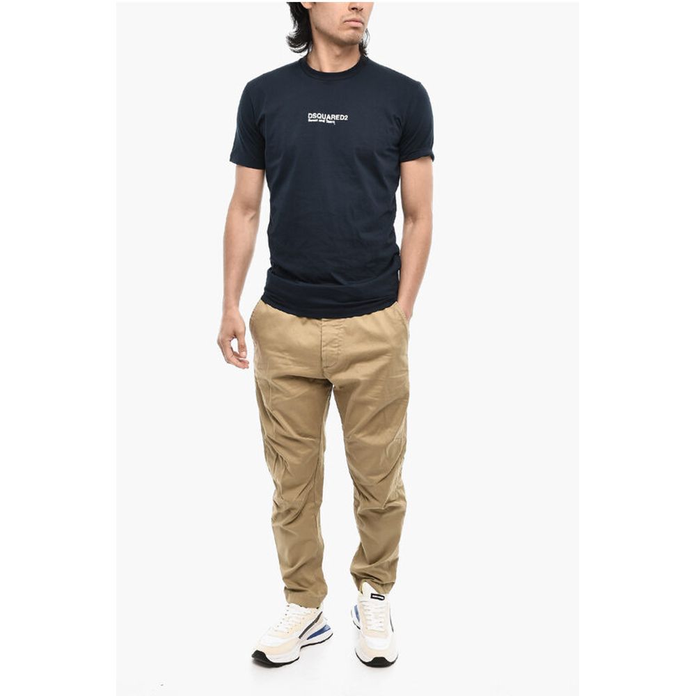 Dsquared² Cotton Underwear Crew-neck T-shirt with Logo Print