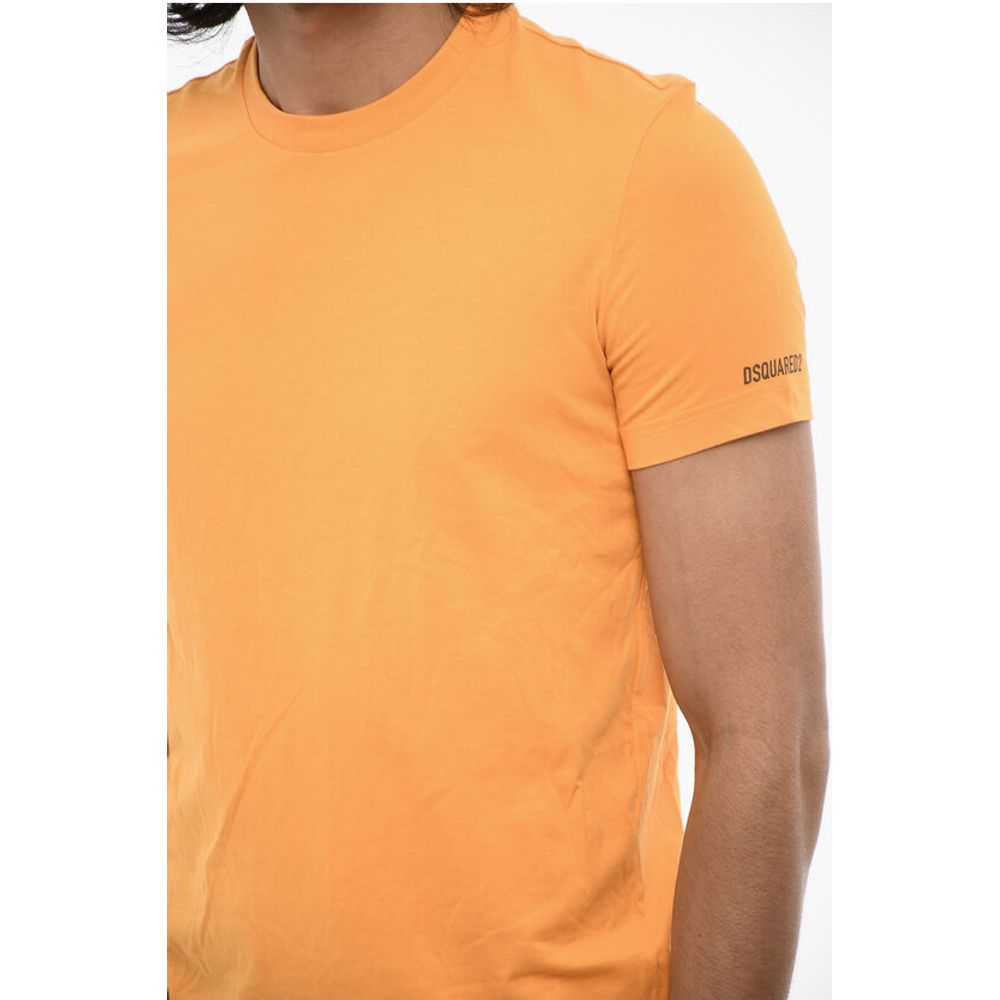Dsquared² Solid Color Underwear Crew-neck T-shirt