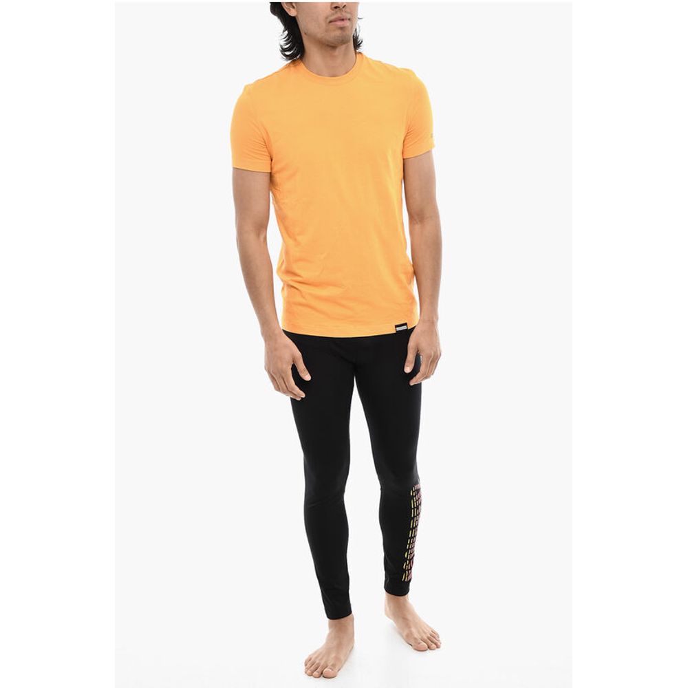 Dsquared² Solid Color Underwear Crew-neck T-shirt