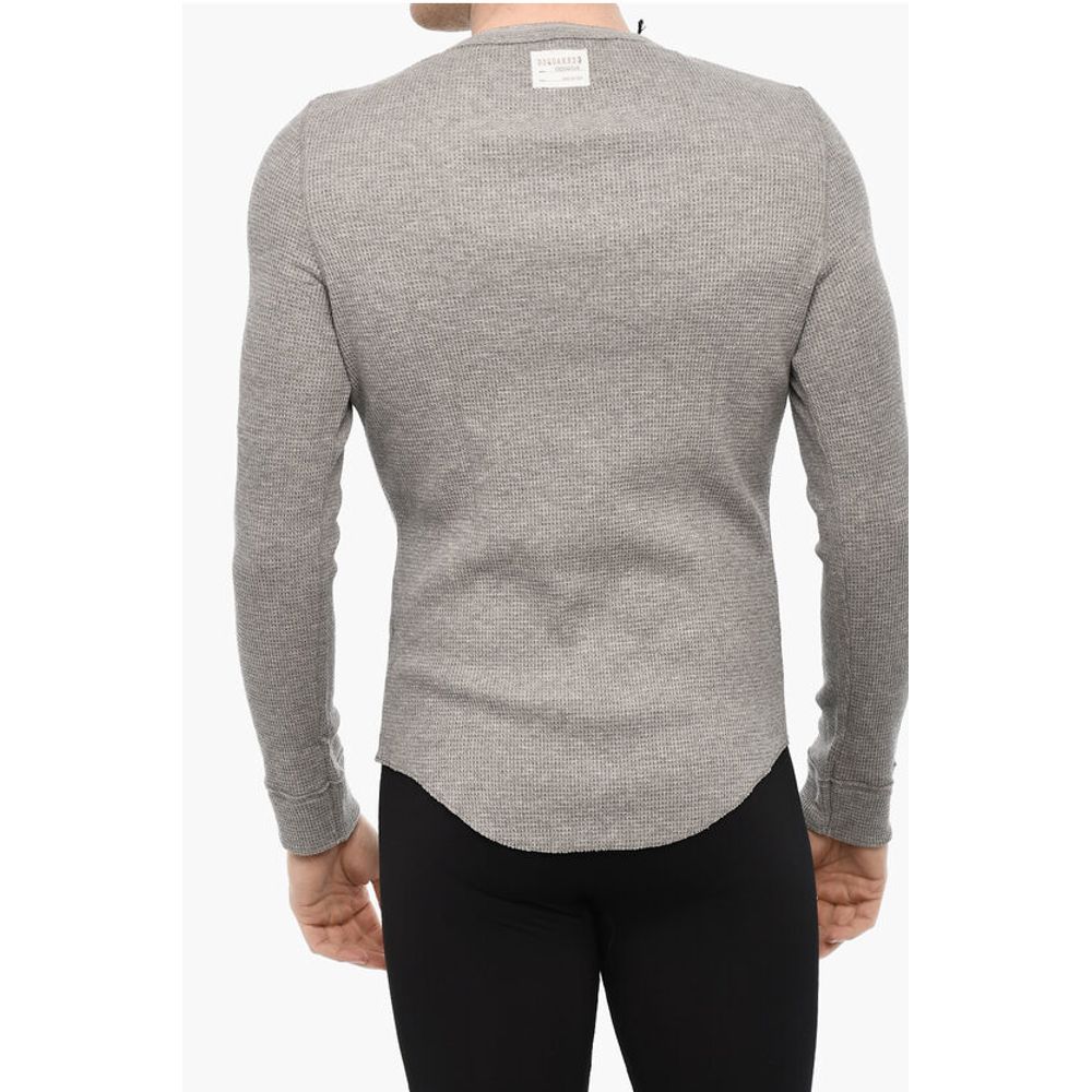 Dsquared² Long Sleeve Underwear Crew-neck T-shirt with Bow