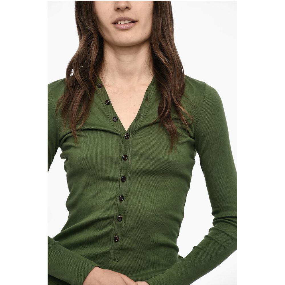 Dsquared² Ribbed V-neck Cardigan