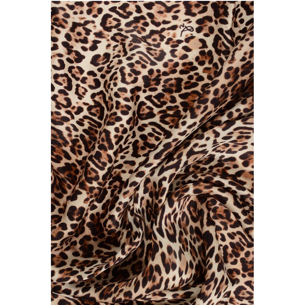 Dsquared² Animal Patterned Silk Foulard