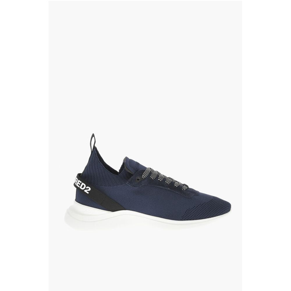 Dsquared² Sock Low-Top FLY Sneakers With Printed Logo