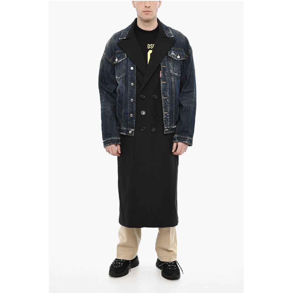 Dsquared² Double Layer Double Breasted Coat