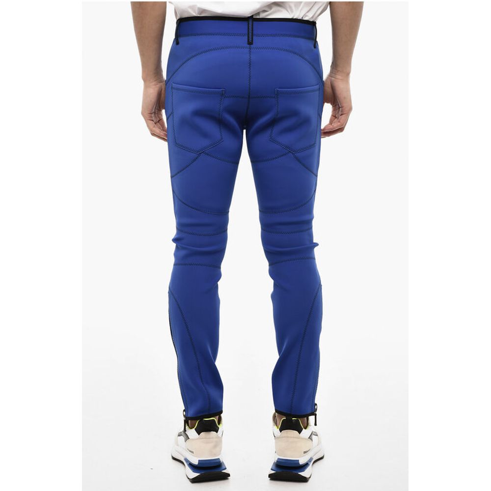 Dsquared² Visible Stitching Slim Fit Nylon Pants