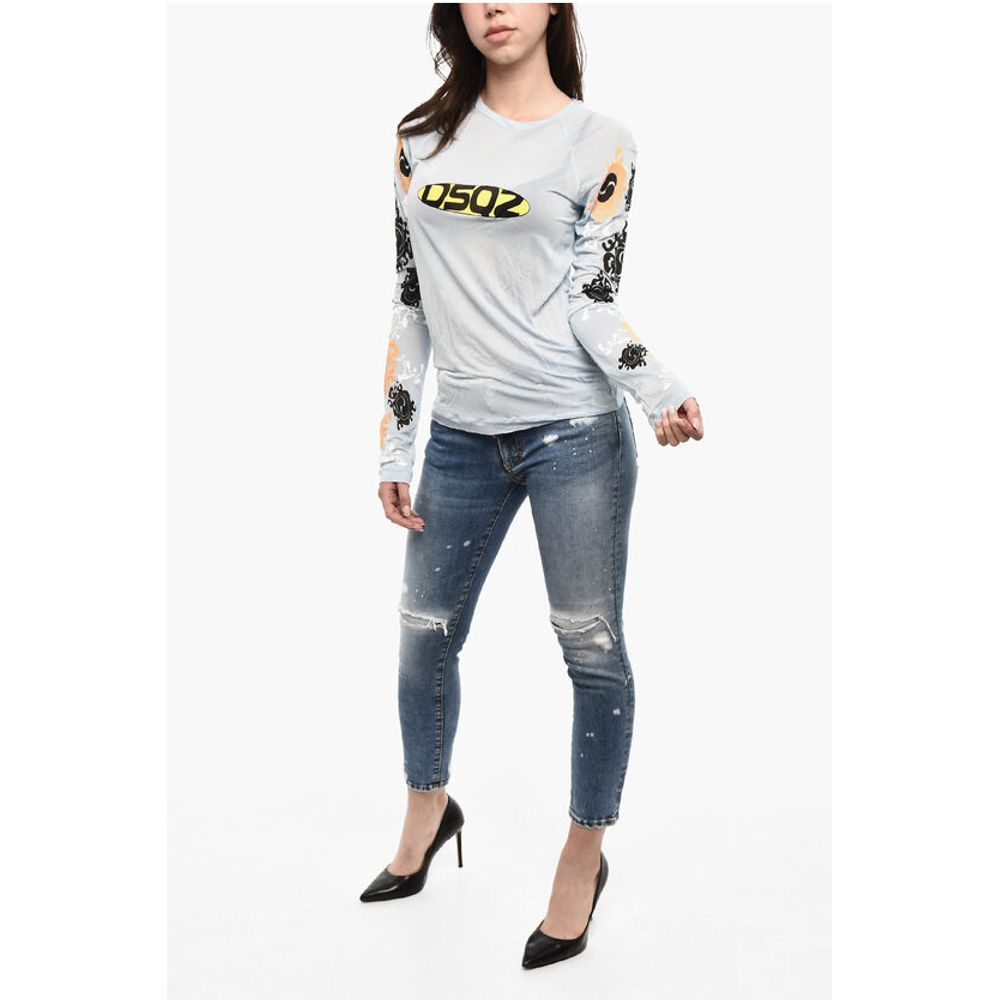 Dsquared² Lightweight Printed Crew Neck T-shirt