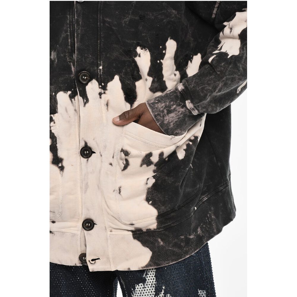 Dsquared² Acid Wash Effect Crew-neck Sweatshirt