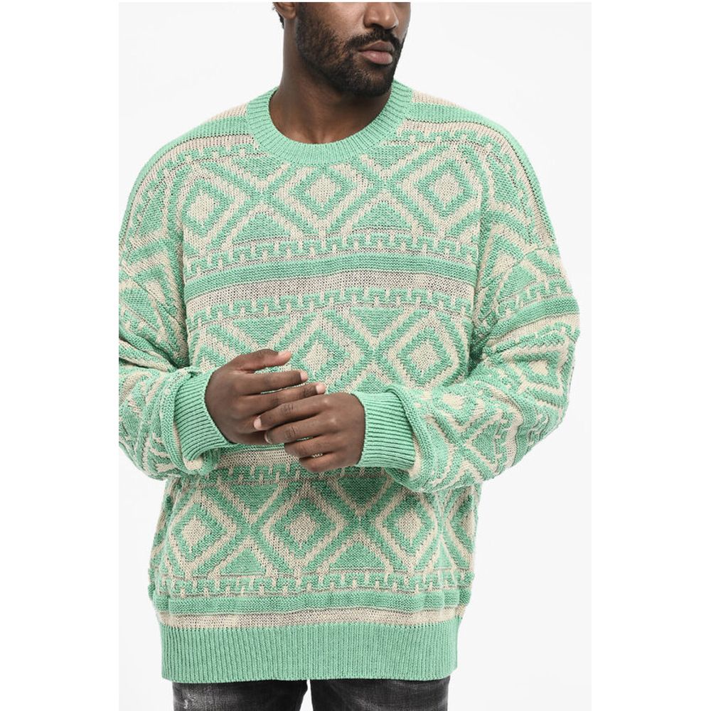 Dsquared² Embroidered Two-Tone Sweater