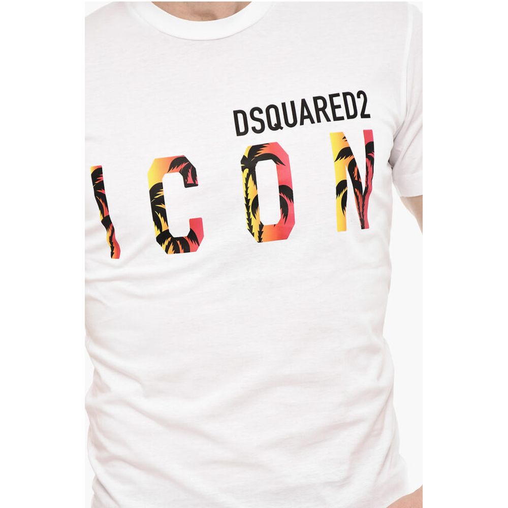 Dsquared² Cotton ICON Crew-neck T-shirt with Print