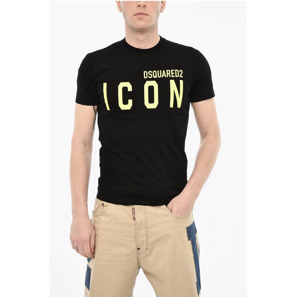 Dsquared² Cotton ICON Crew-neck T-shirt with Print