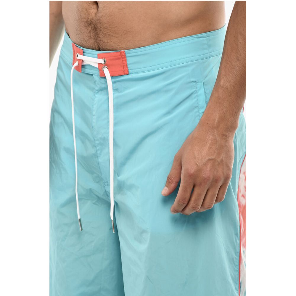 Dsquared² Maxi Swim Shorts With Tie Dye Print
