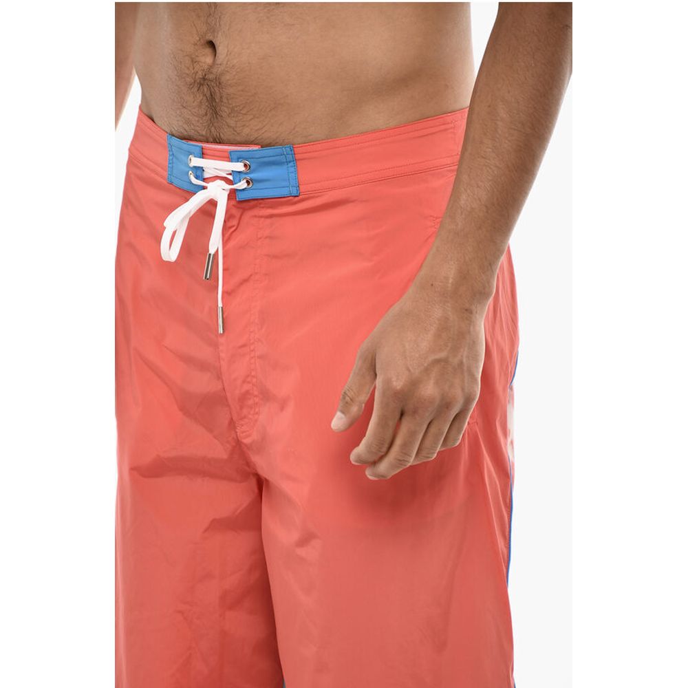 Dsquared² Maxi Swim Shorts With Tie Dye Print